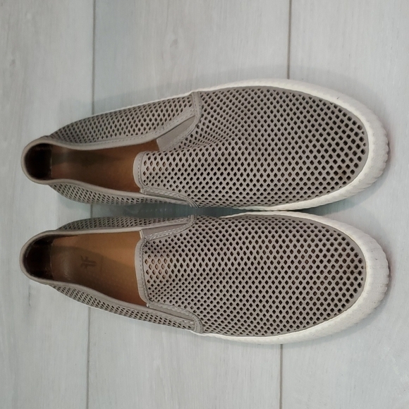 Frye Womens Comfort Slip On Leather Flats shoes sz 10M - Picture 3 of 12